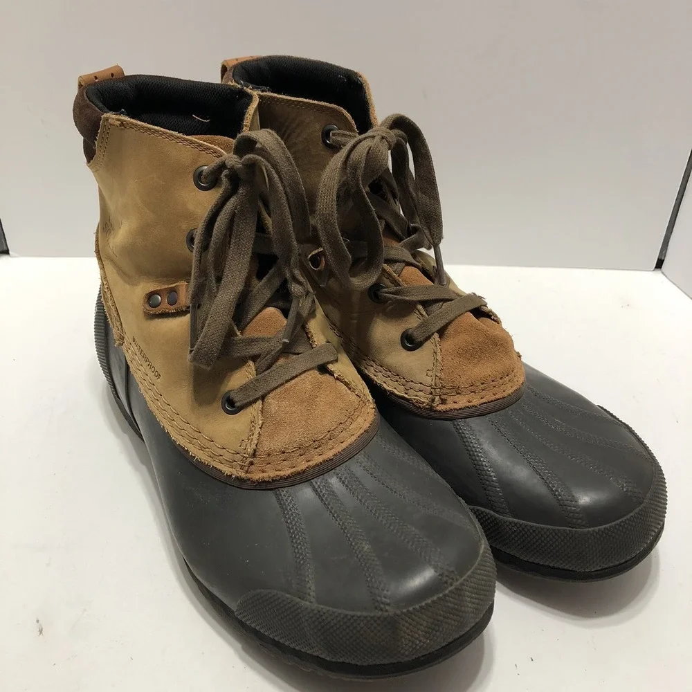 Sorel Men's Ankeny Snow Boot, Elk, Stout, 10 D US NM2101-286